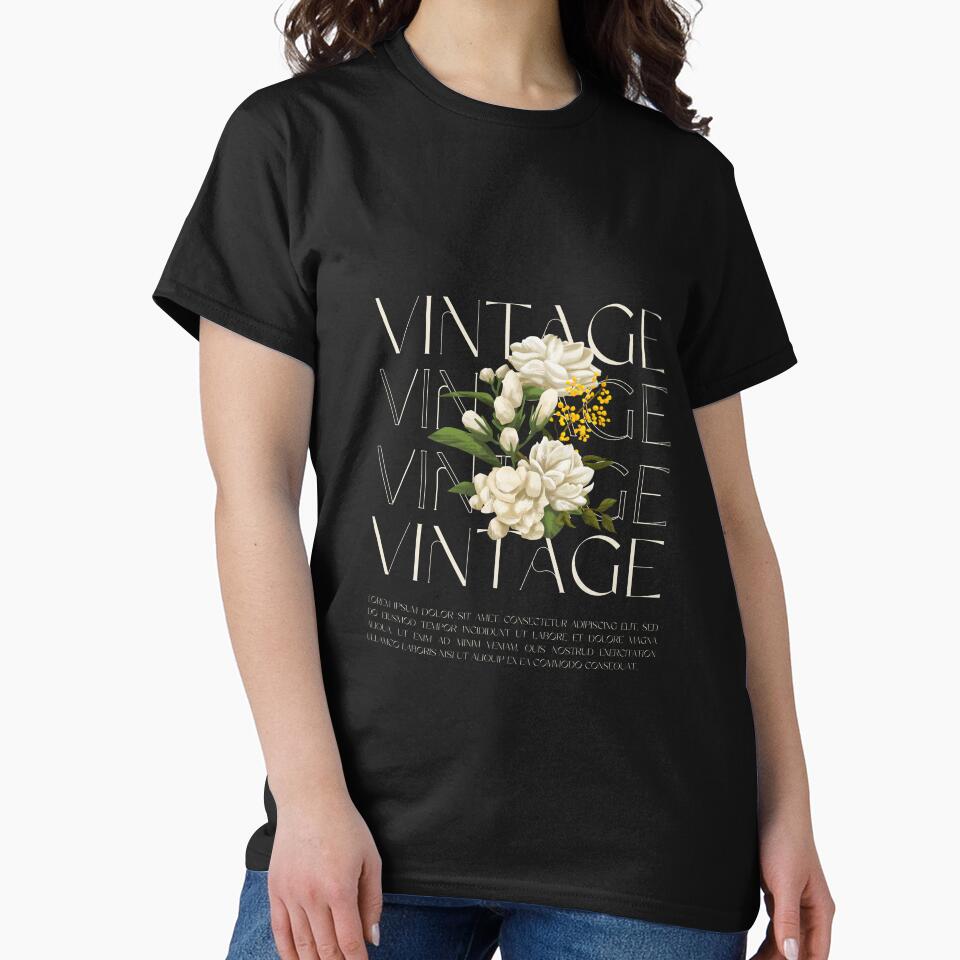 THE OPULENCE Vintage Floral Luxury Streetwear Design by THE_OPULENCE