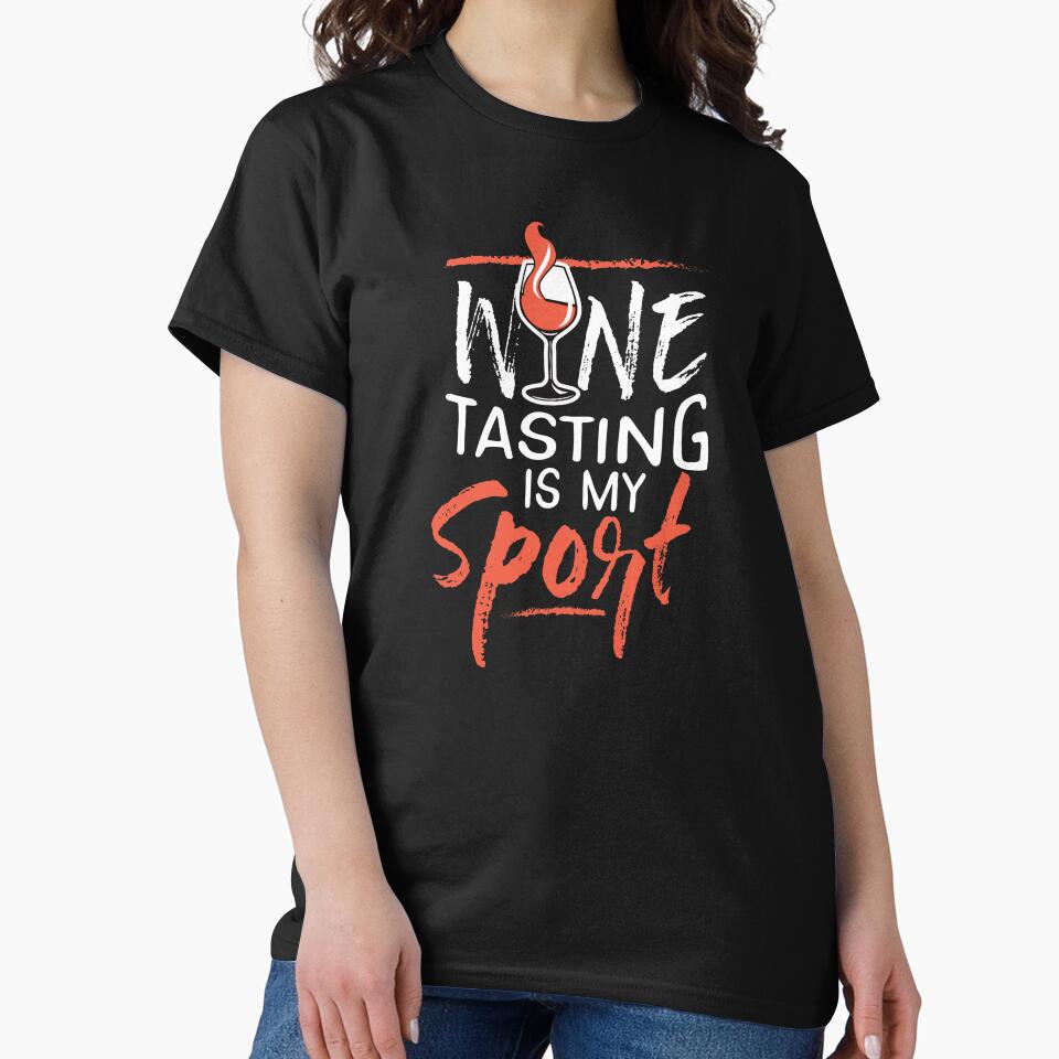 Wine Lover Wine Tasting is my Sport Birthday Gift Idea by haselshirt