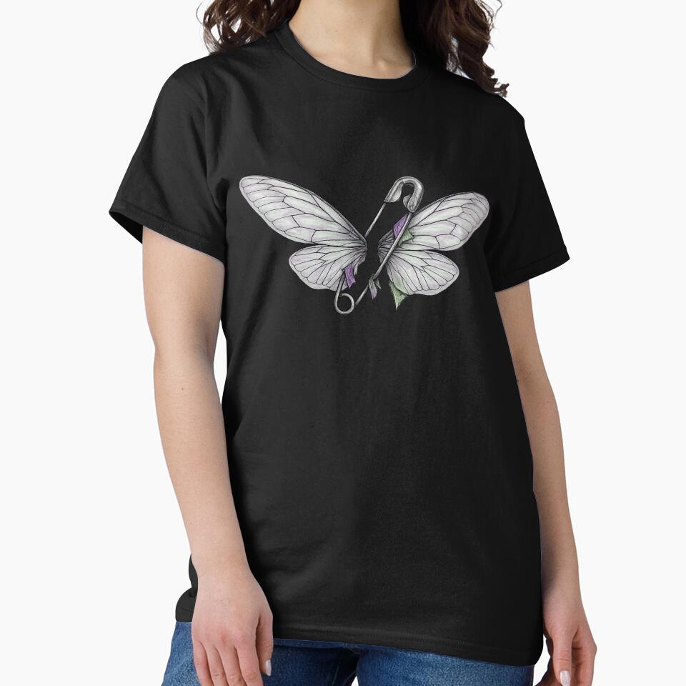 Fairy Grunge Safety Pin Wings by krish-prints