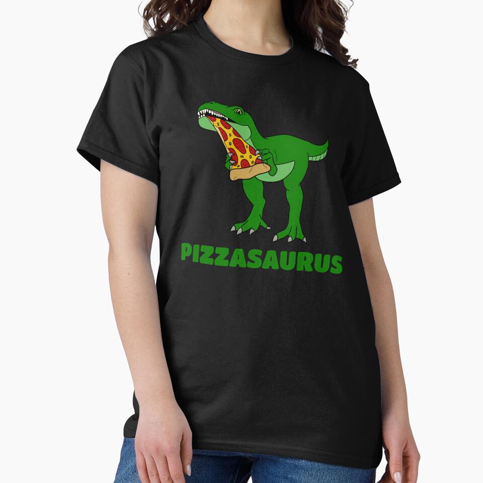 Pizza Quote, Pizzasaurus, Dinosaur Lover by KD Merch