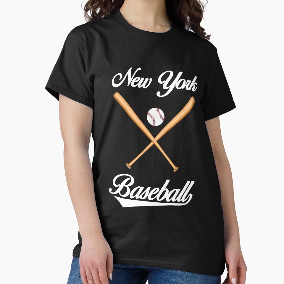 New York Baseball T-Shirt for Men and Women by AllStarMerch