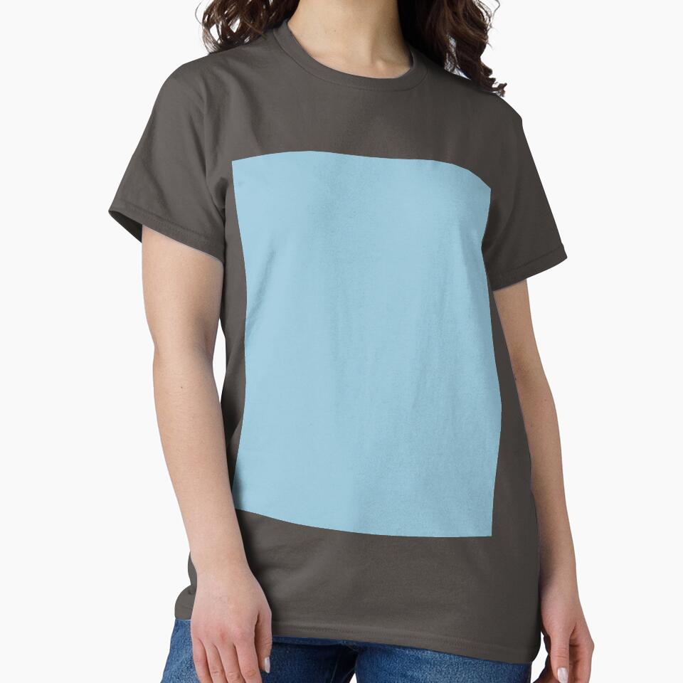 Plain Solid Color Medium Blue Pastel Blue Baby Blue by mimihuang creations