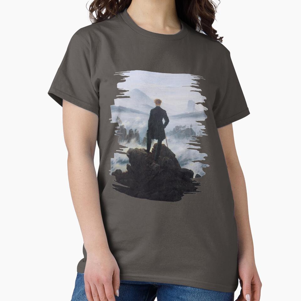 The Wanderer Above the Sea of Fog - Caspar David Friedrich Painting by LindoPrints