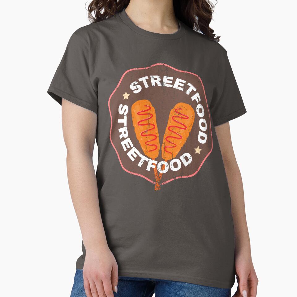 Street Food Lover – Vintage Street Food Enthusiast Retro Foodie Design by Gawii