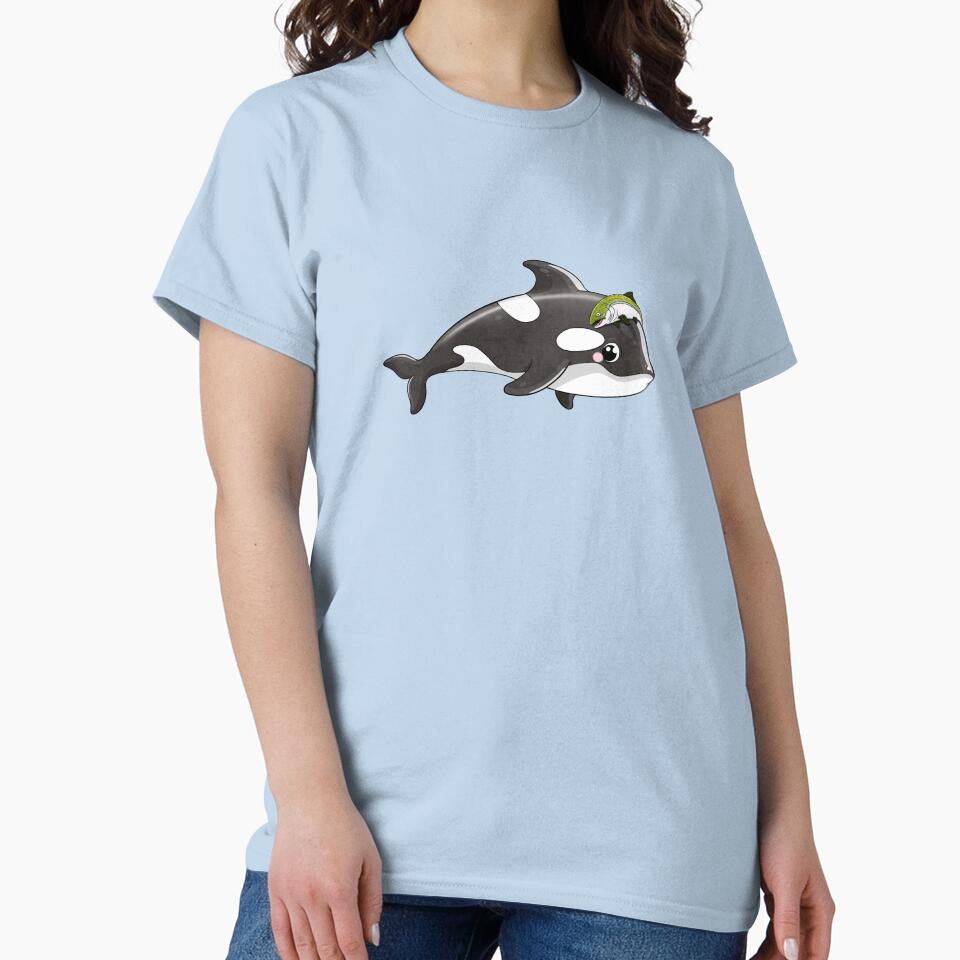 Salmon Hat Orca by Natasha Mansfield