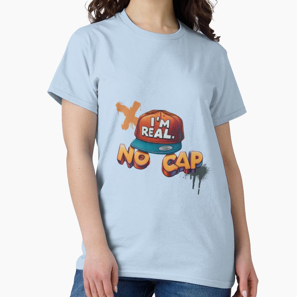 I’m real, no cap – urban graffiti design by Chachipiluly
