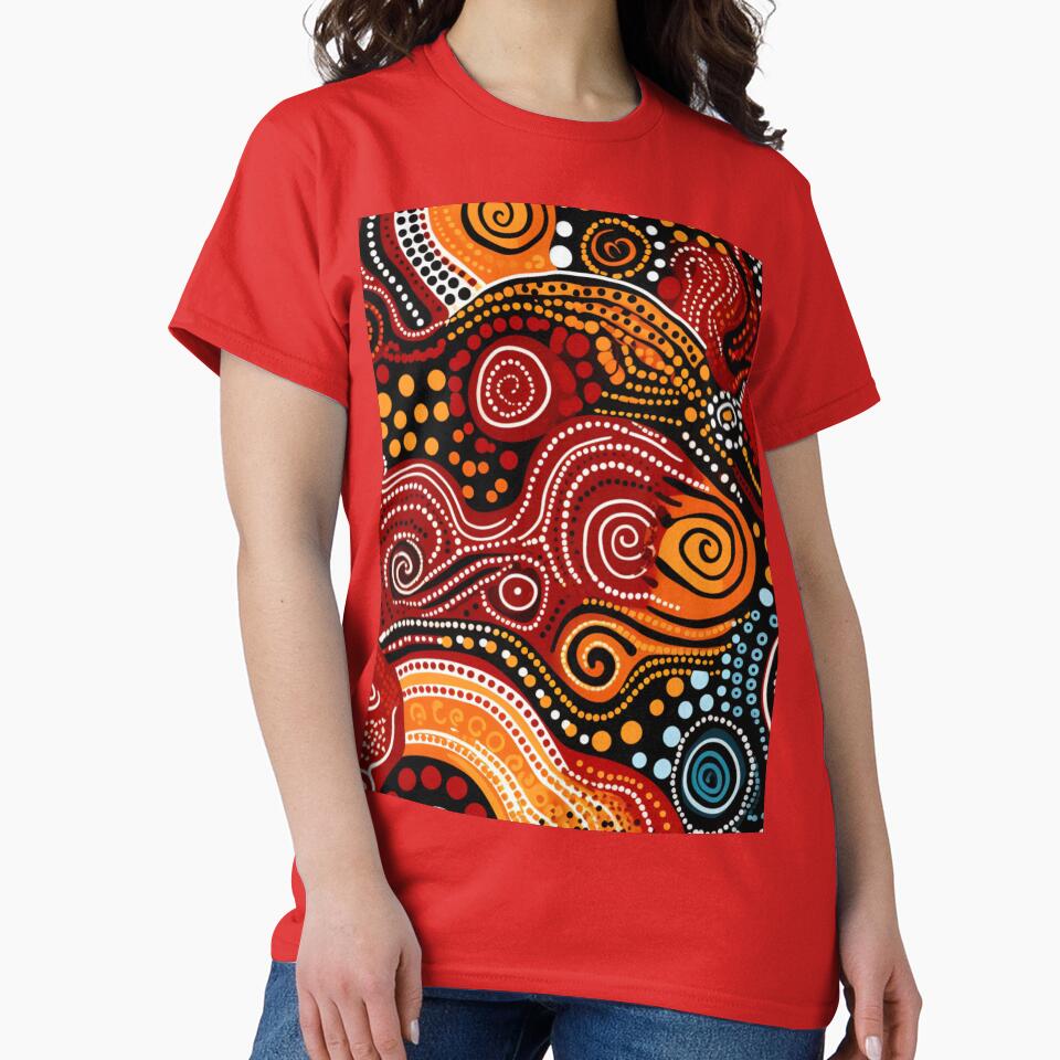 Abstract aboriginal art by Vilemo