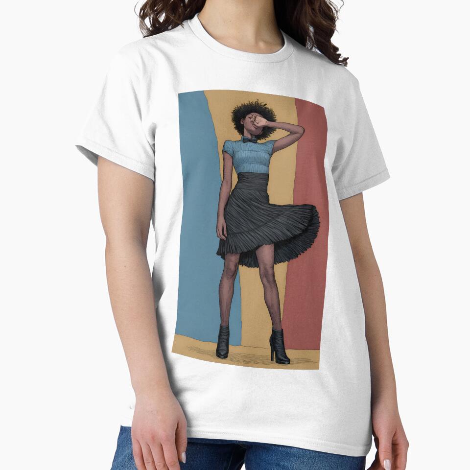 Modern Fashion Muse - Stylish Editorial Illustration by Rangmanch
