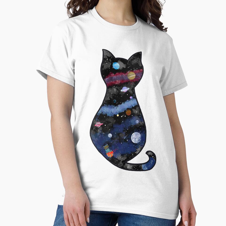 Galaxy Cat by Victoria Graham