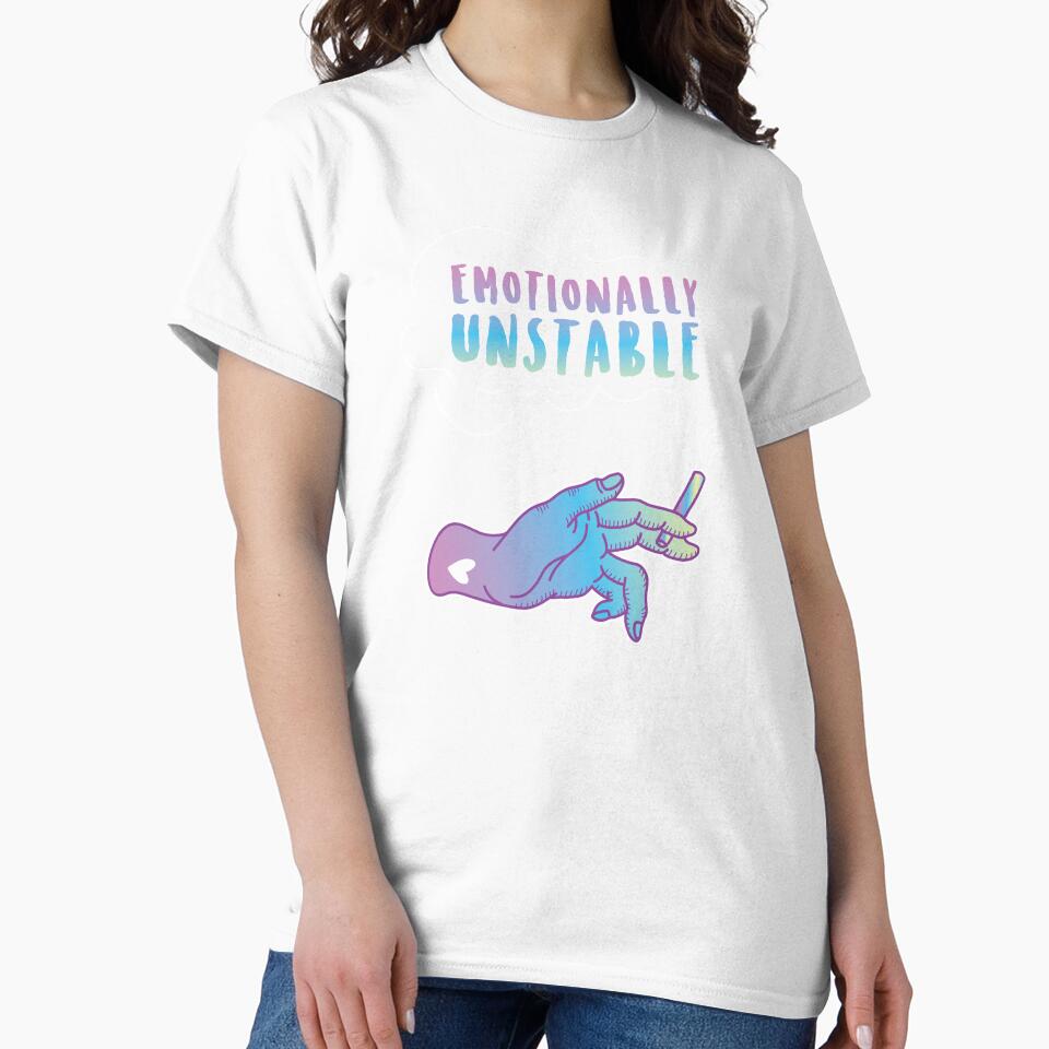 Unstable Emotionally Gift product For Pastel Goths design by Lisbob