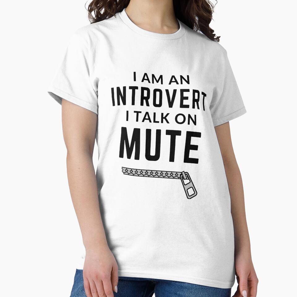 I AM AN INTROVERT - I TALK ON MUTE [P-M 1] by HIPNOTIZAR  CRAFTS