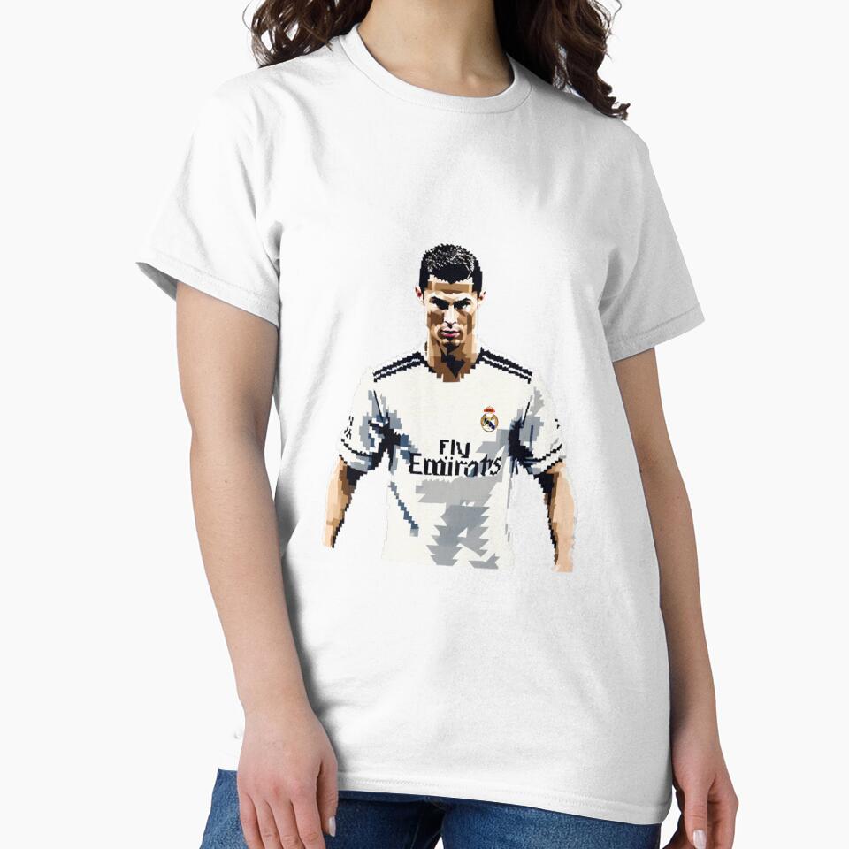 Cristiano Ronaldo CR7 Game Time Pixel Artwork Futbol Soccer by The-GOAT-Store