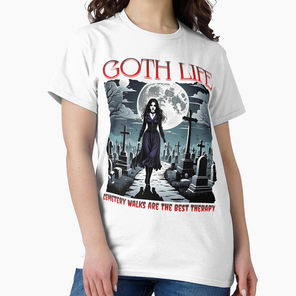 Goth Life_Cemetery Walks are The Best Therapy by NuttySqueaky