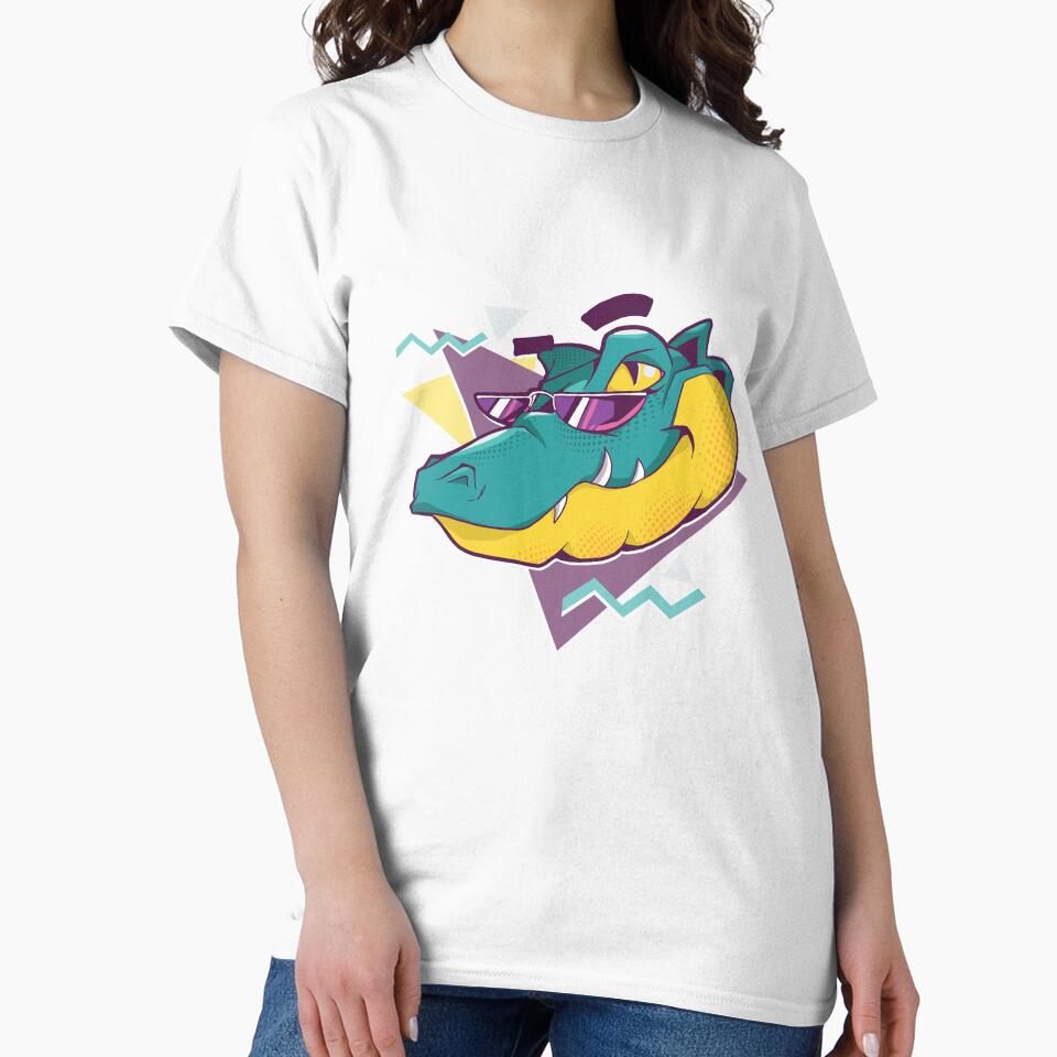 Cool Alligator Crocodile - 90s Party Retro Nostalgia by AaaleXX