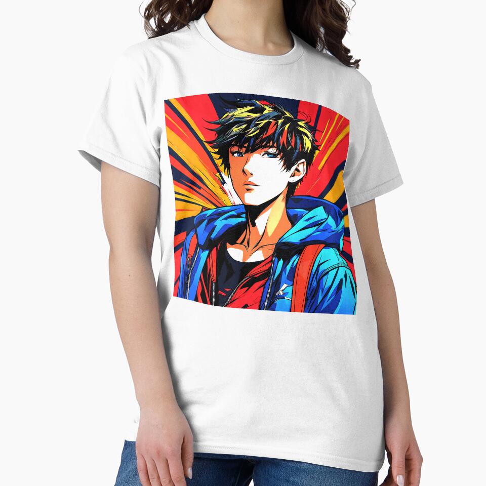 Pop Art Culture Street Hero Cartoon Boy by DEC02