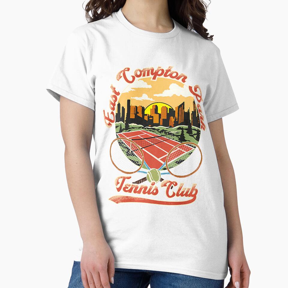 Retro Tennis Court And Tennis Racket Champion's Premium . by ZerinaYasutake