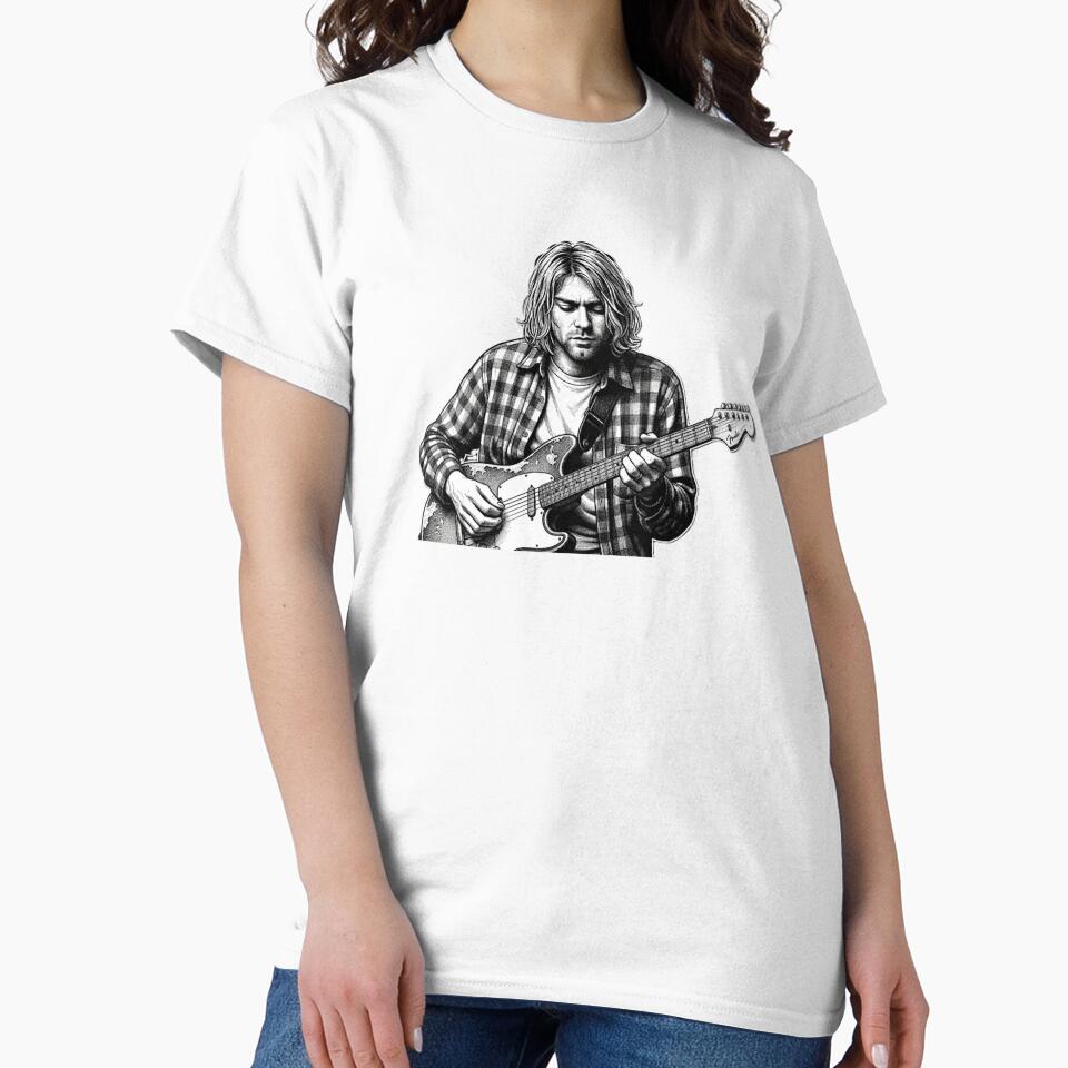 The Grunge Iconoclast: Raw 90s Underground Portrait by Fallen Ink