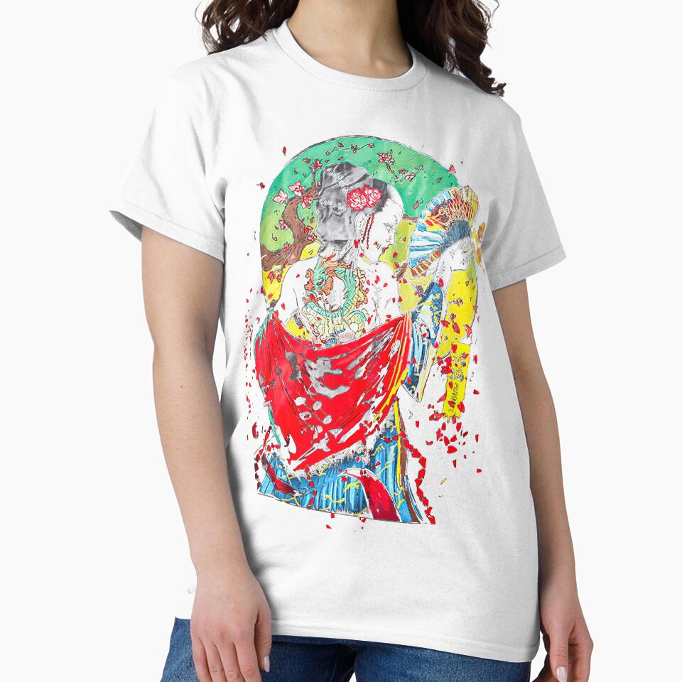Harajuku Streetwear Japanese Geisha by shopshopGHDMAC