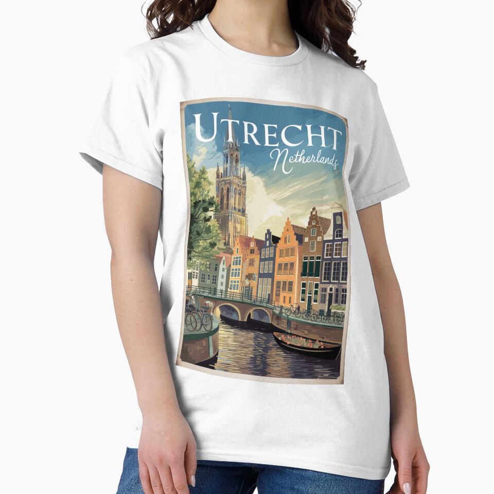 Utrecht Vintage Travel Poster by TravelerRat
