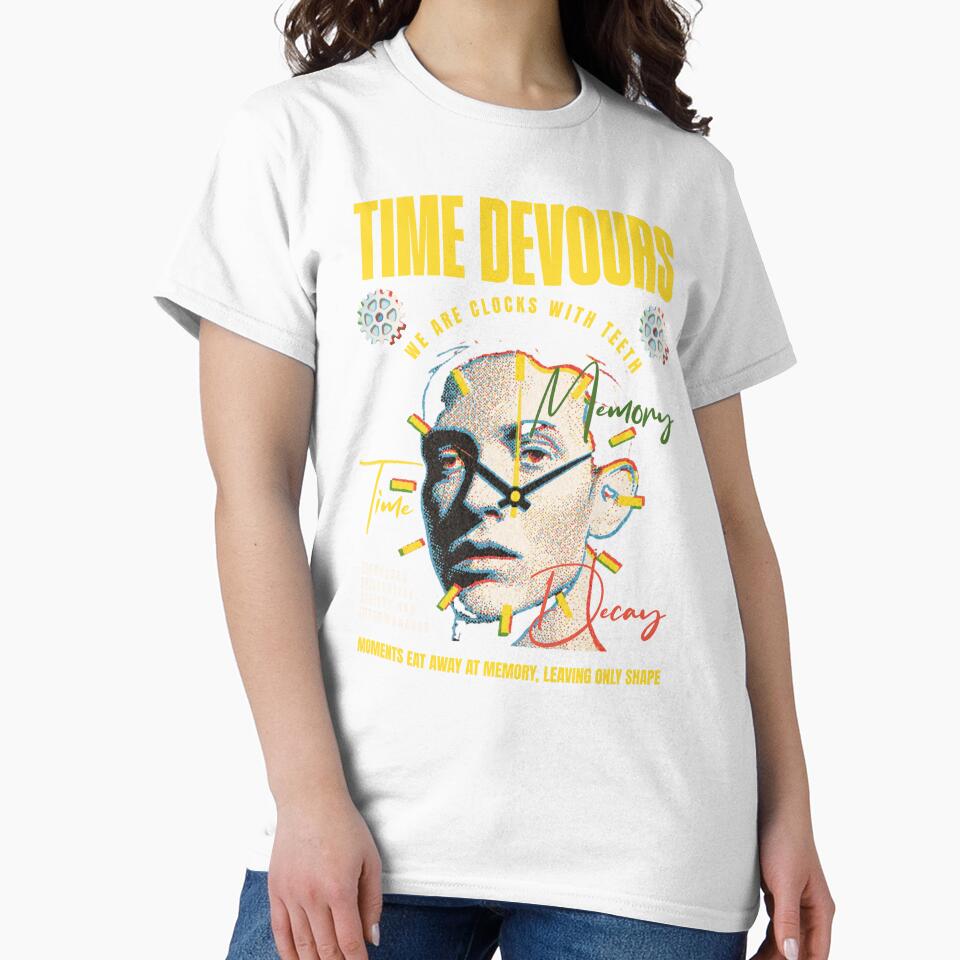 Time Devours, Y2K Style Tee by xneii