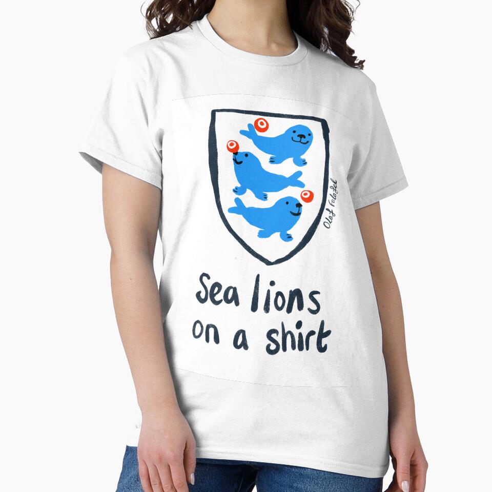Sea lions on a shirt by Ofalafel