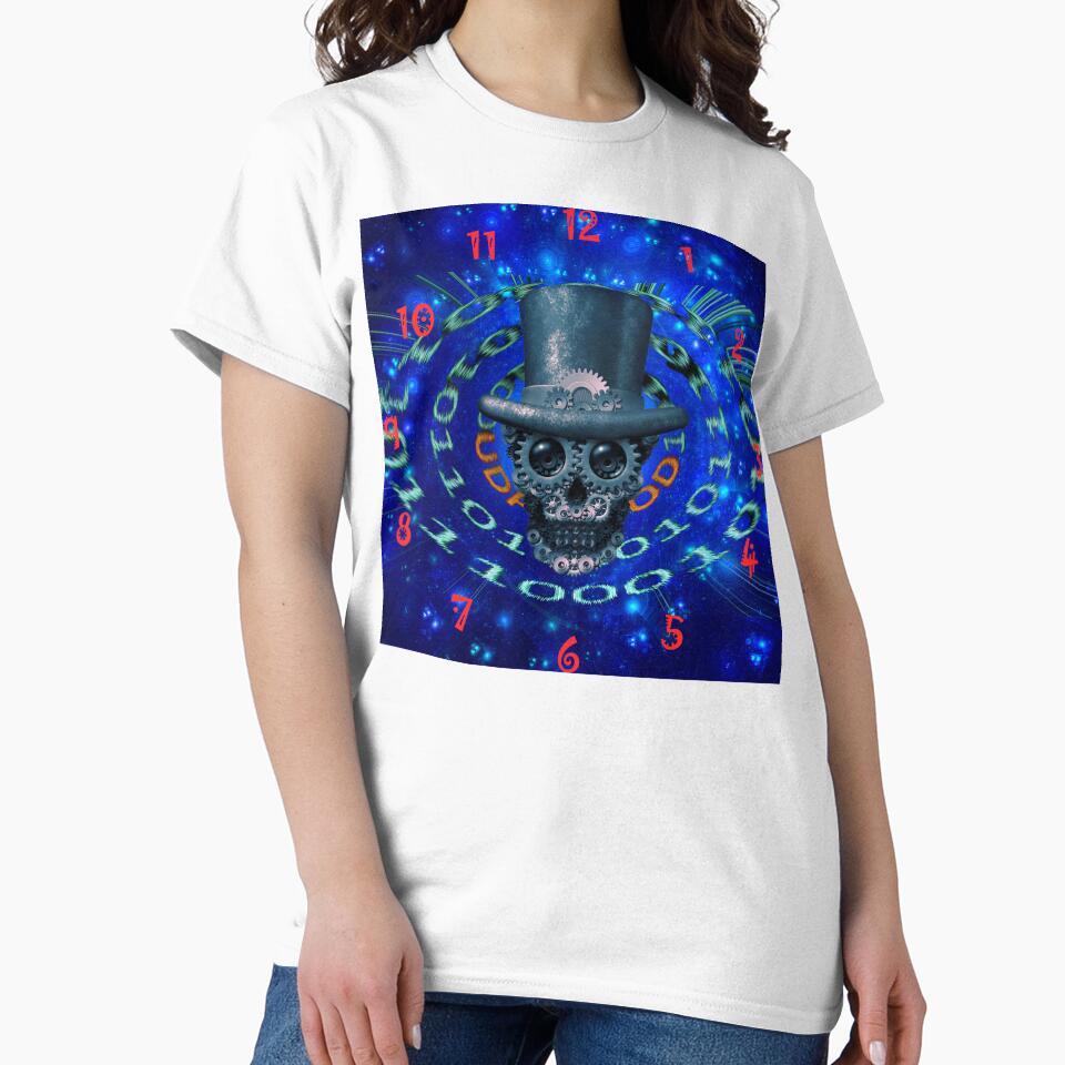 Clock work skull clock by Dragonheart401