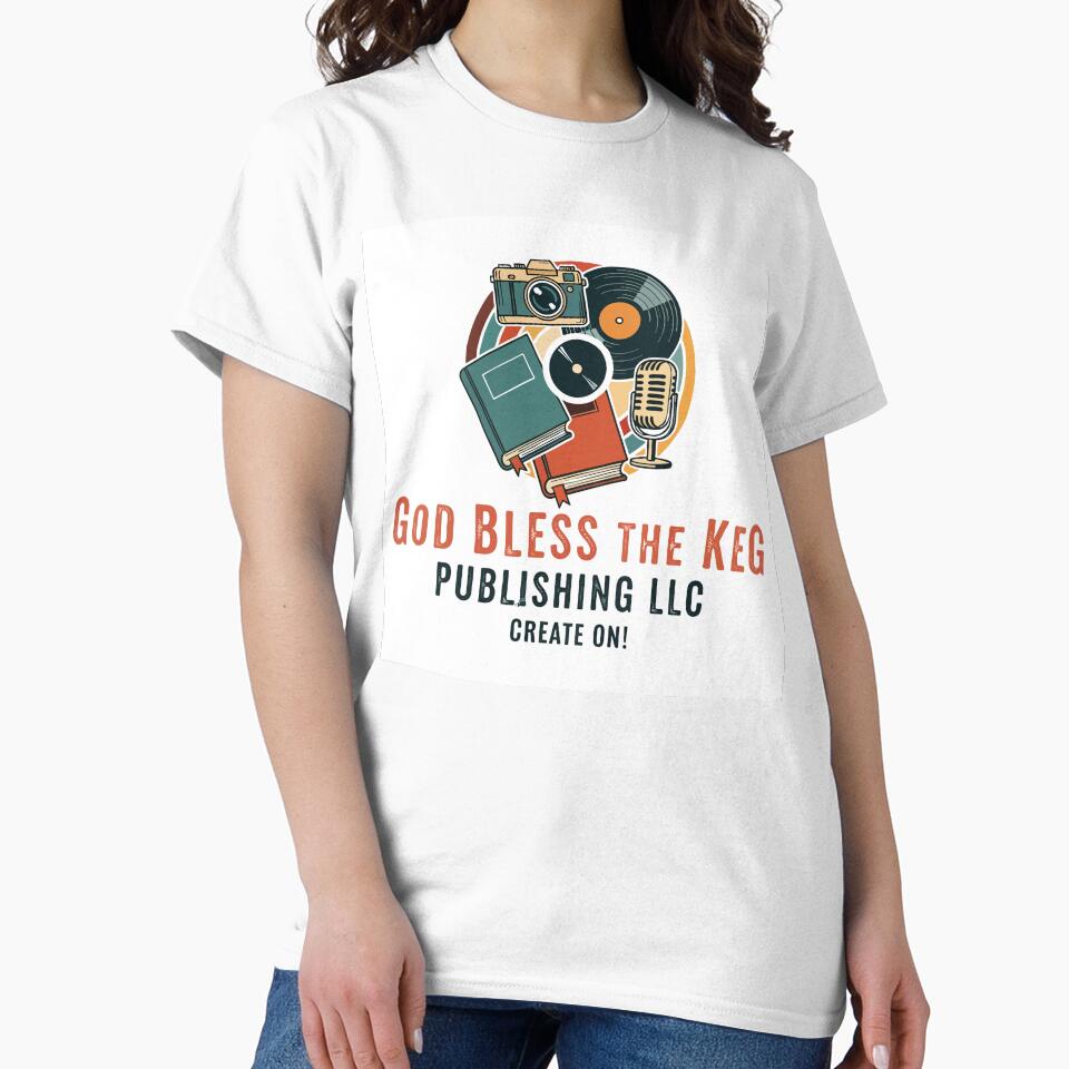The Modern Logo for God Bless the Keg Publishing LLC by Elysianart100