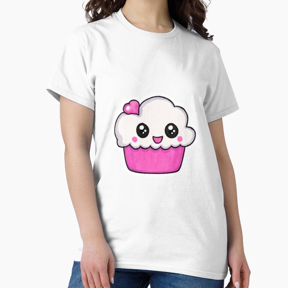 Cute Kawaii Cupcake – Gourmet and Adorable Sticker by NuageArt
