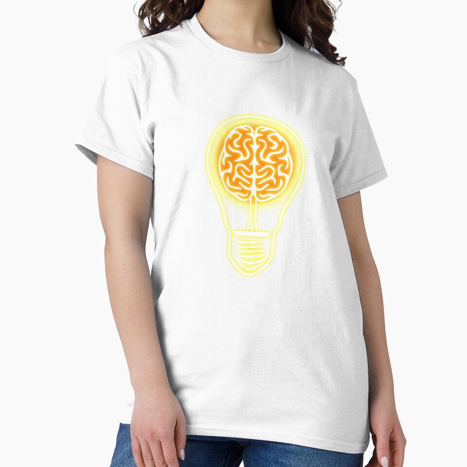 Light Bulb Idea Abstract Brain Mindfulness Cool Graphic by Essetino