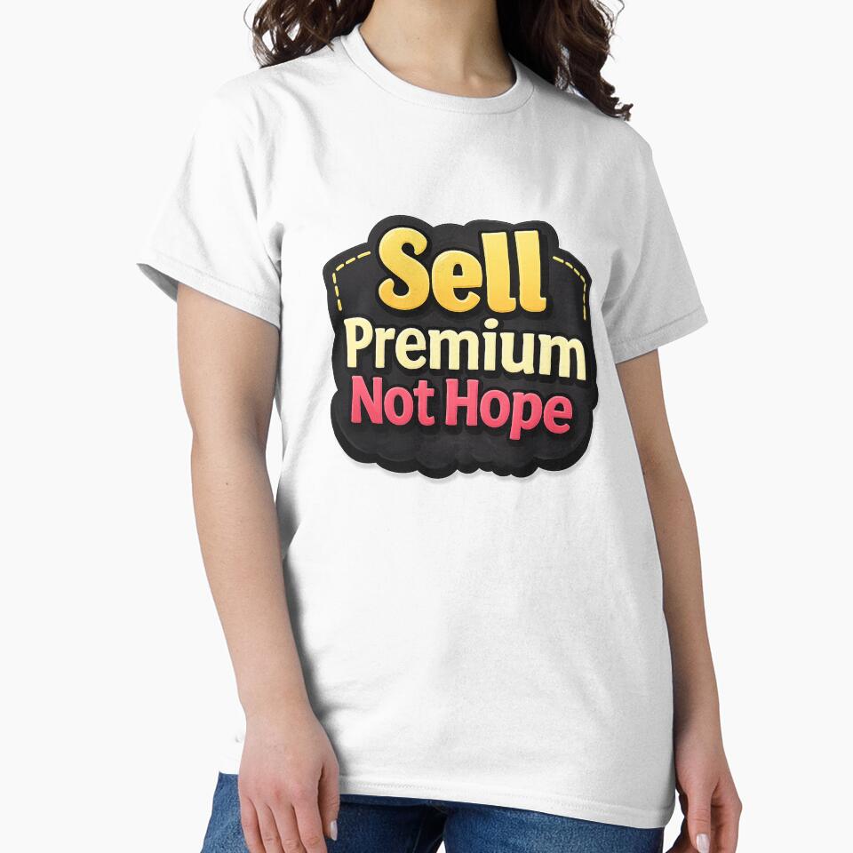 Sell Premium Not Hope – Options Trader Shirt | Theta Gang Options Trading by VolatilityEdge