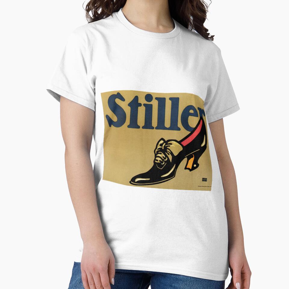 STILLER SHOES Retro German Plakatstil Graphic Design Advertisement by Lucian Bernhard c1913 by retroposters