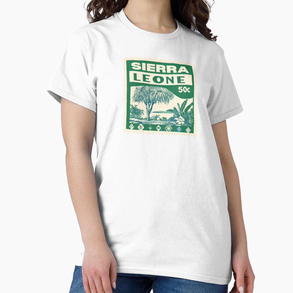 Sierra Leone Vintage Postage Stamp - Cotton Tree by tiigerdad
