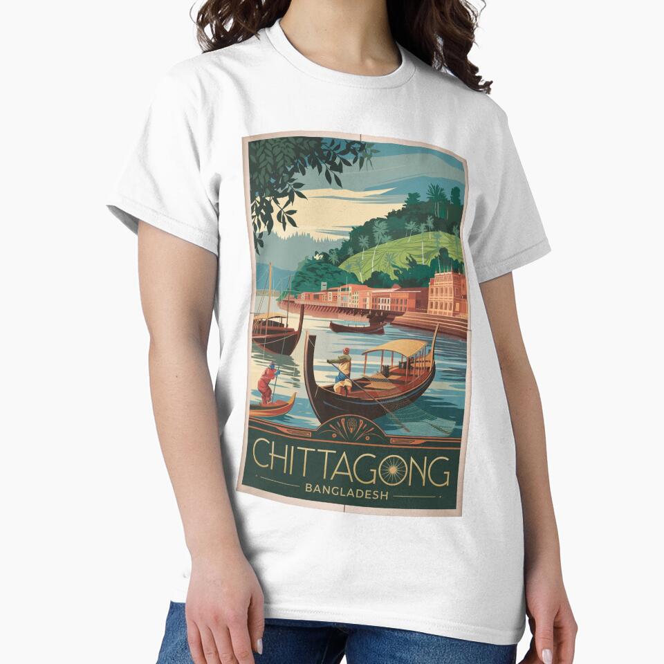 Chittagong Vintage Travel Poster by TravelerRat