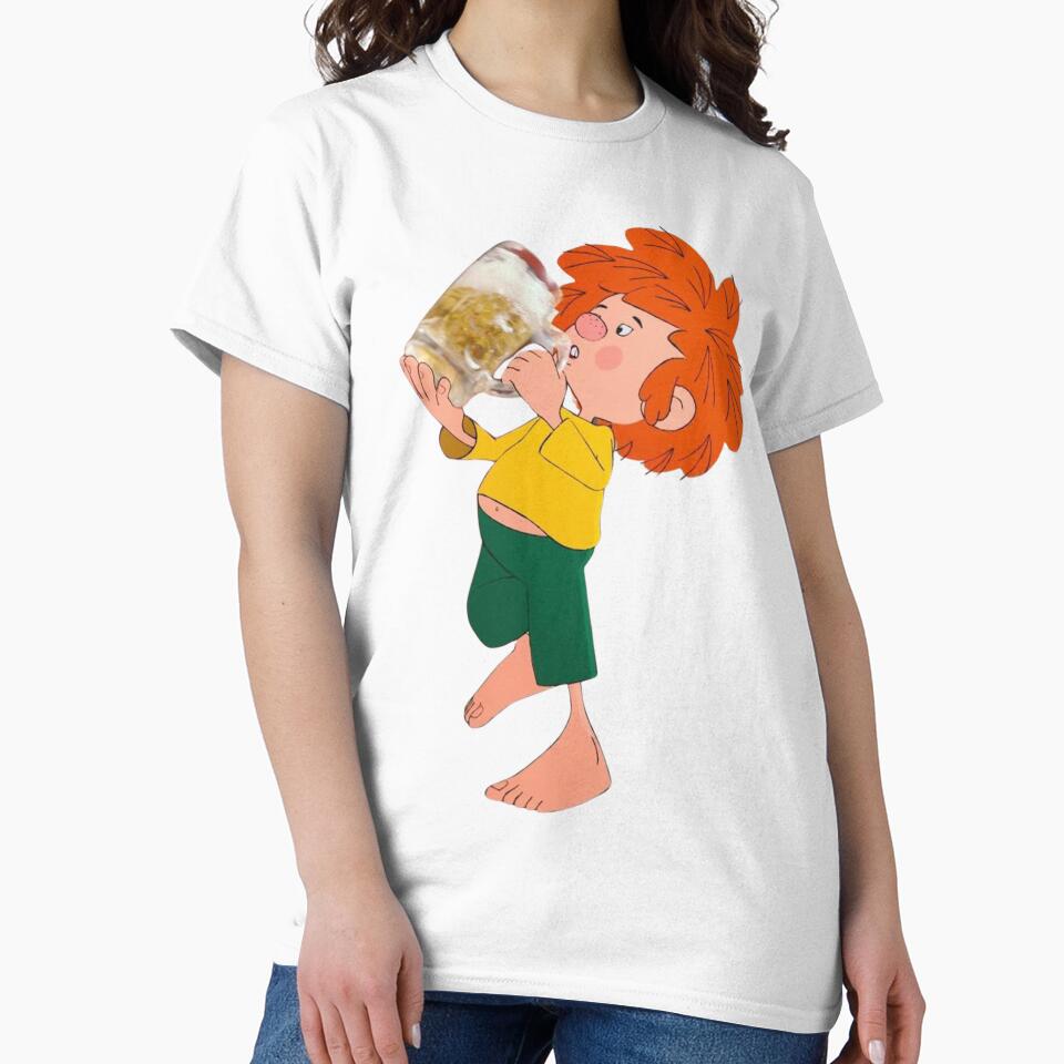 Pumuckl drinks beer by DieViolettHund