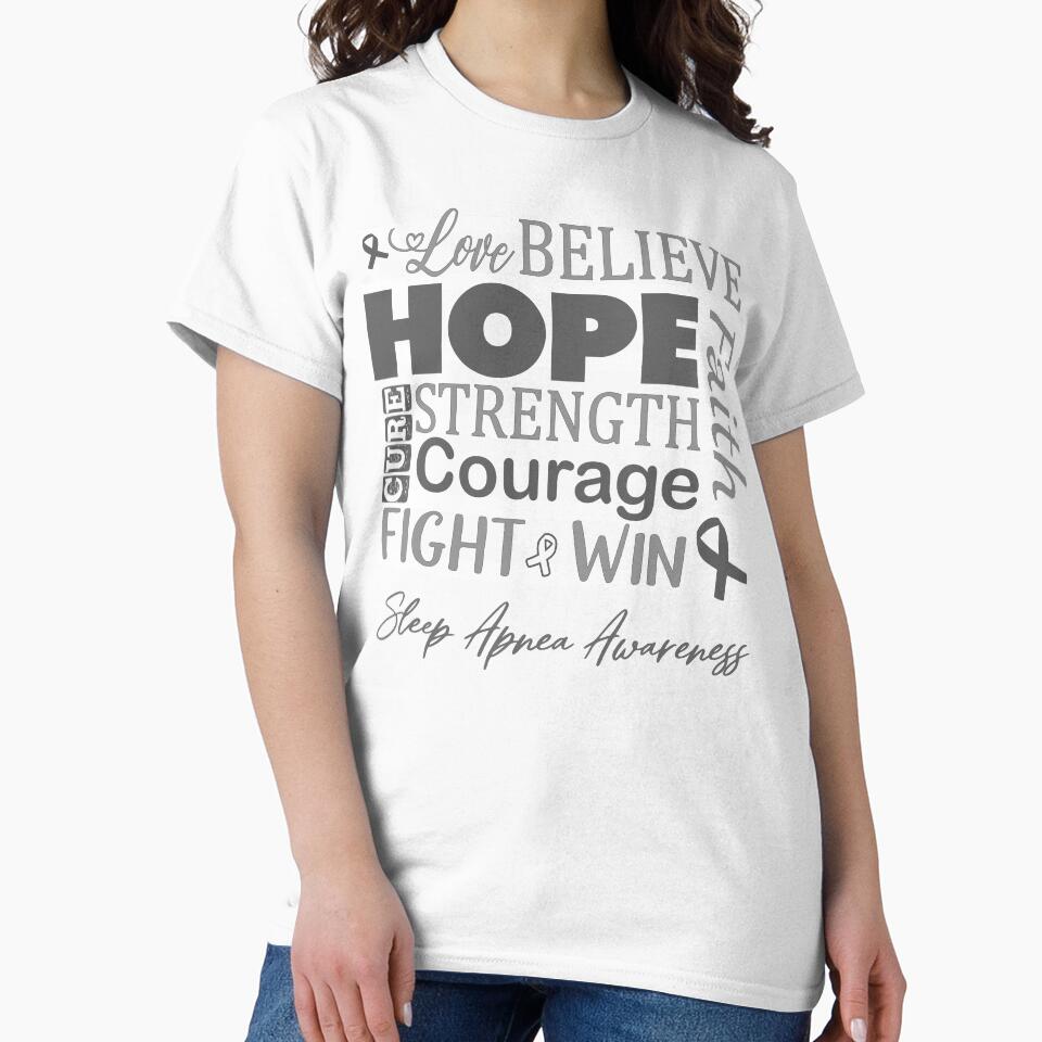 Love Believe Hope Sleep Apnea Awareness by largellie