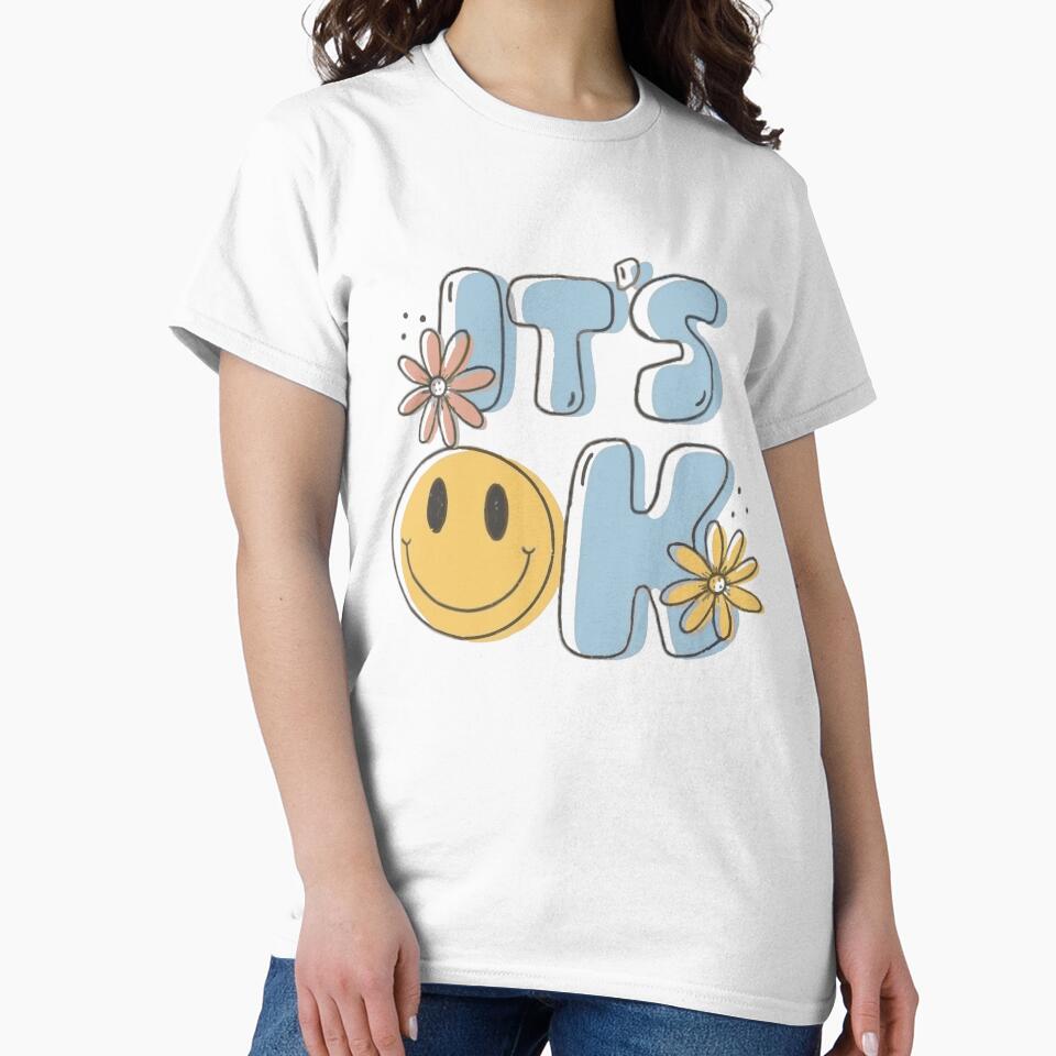 Minimalist “IT’S OK” Positive Message Design by Mackleynh