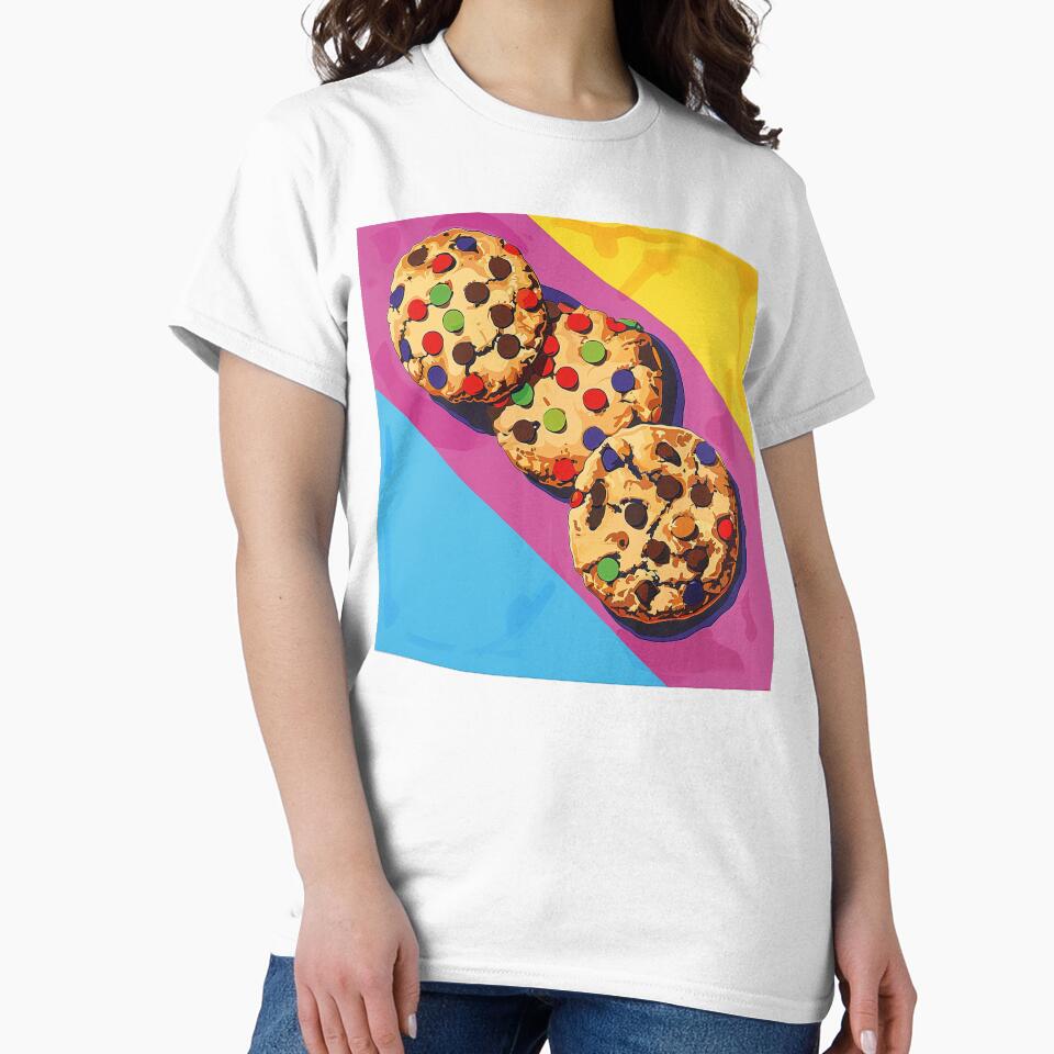 Chocolate Chip Cookies Pop Art 10 by AstroRisq