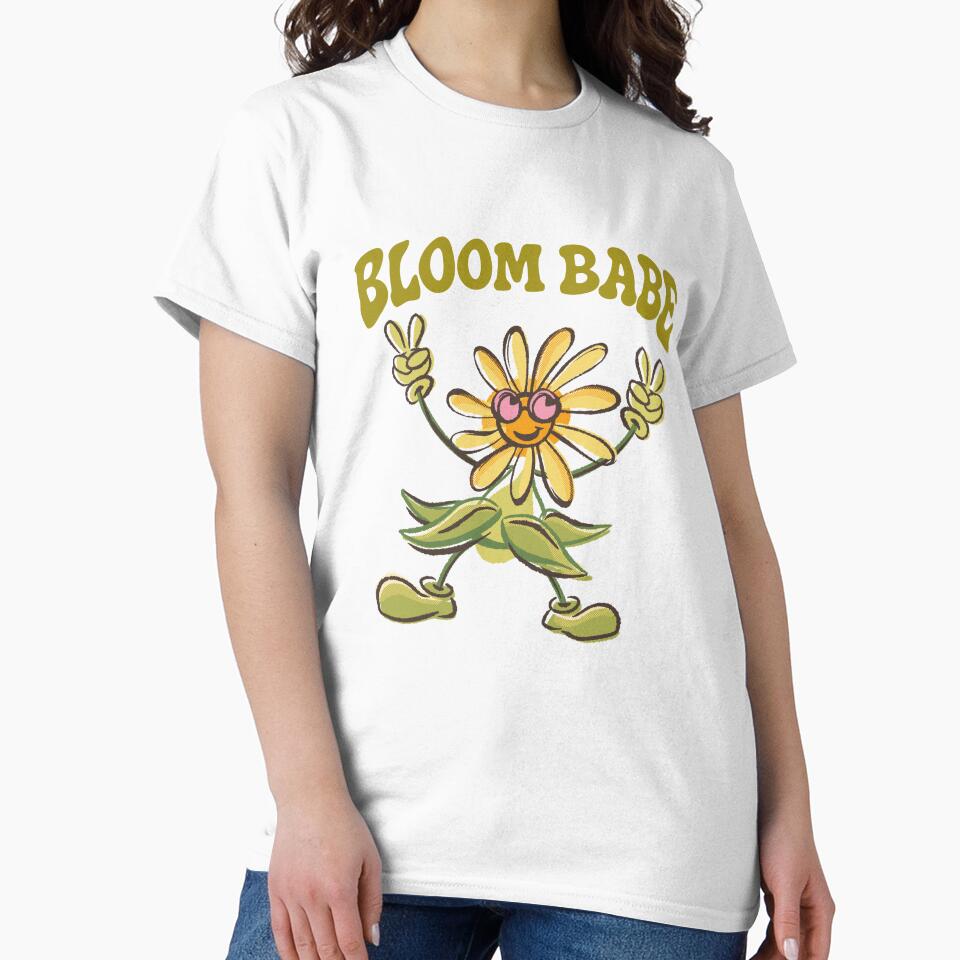 Bloom Babe - quirky flower graphic by AlliEmm