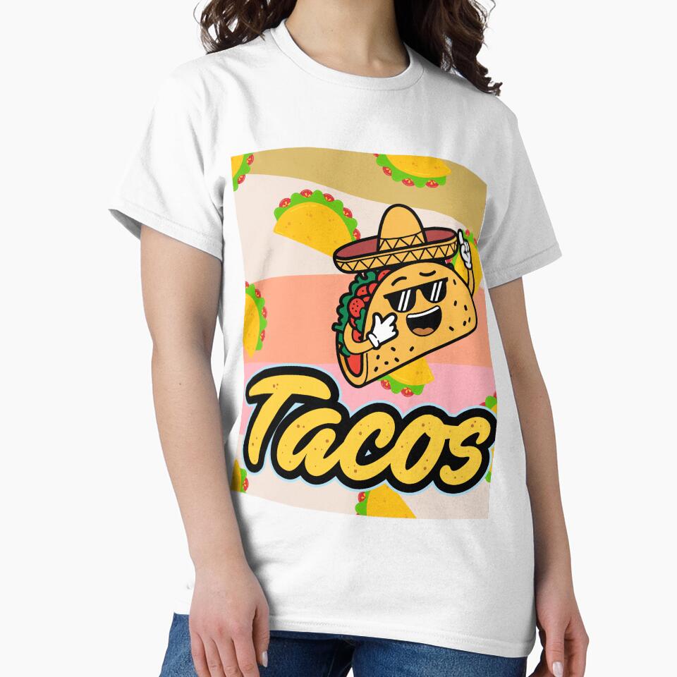 Cute Tacos with Cowboy hat and pretty Sunglasses by YuvikaYuvaan5