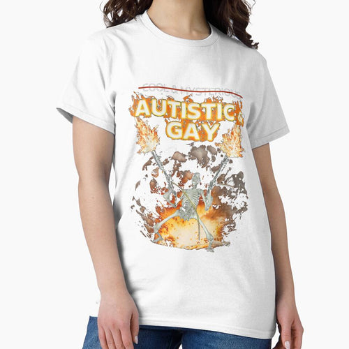 Autistic and Gay Skeleton Funny by LisaMCasares
