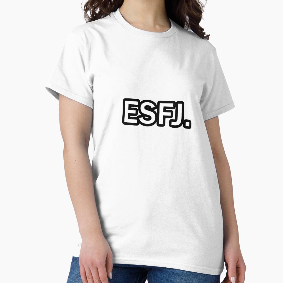 ESFJ Text Stroke Black and White by Redpillars-2D