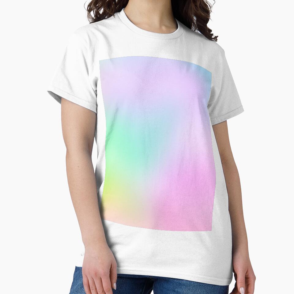 Soft pastel rainbow gradient aesthetic by FreshPrintini