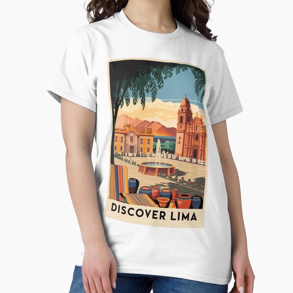 Lima Vintage Travel Poster by TravelerRat