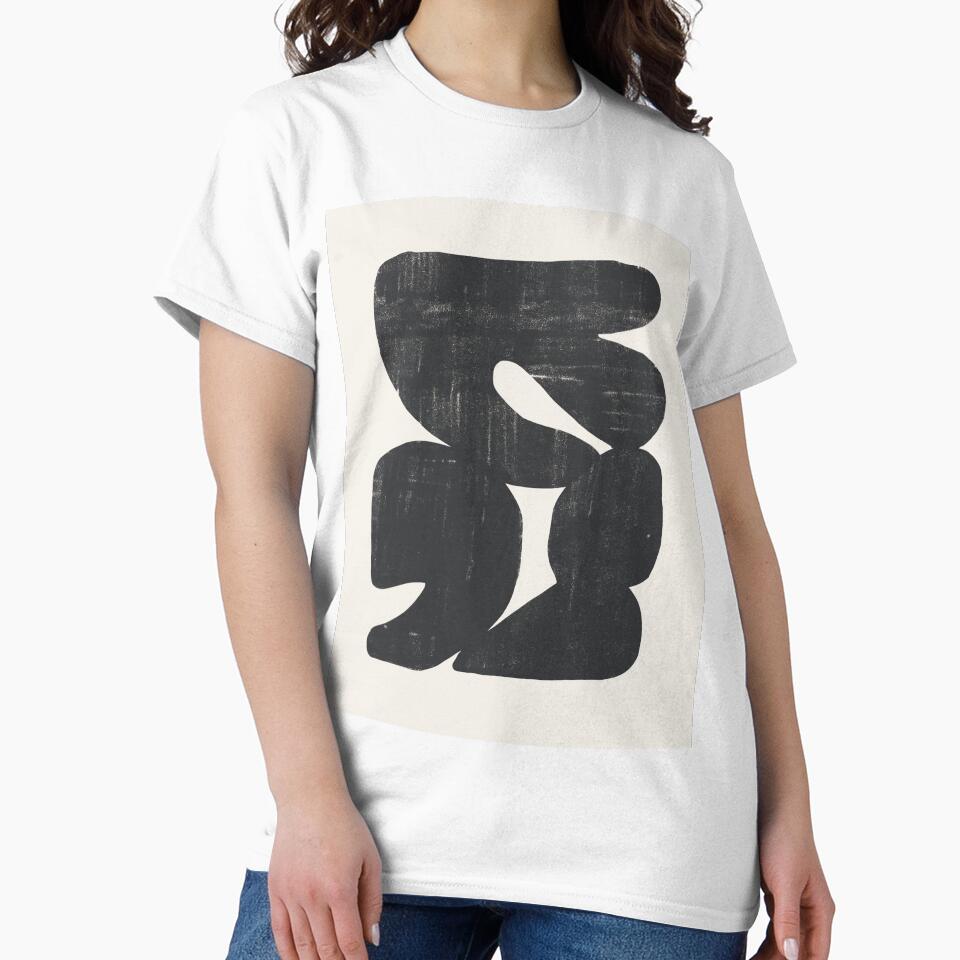 Bold Shapes NO.2 Black by BohomadicStudio