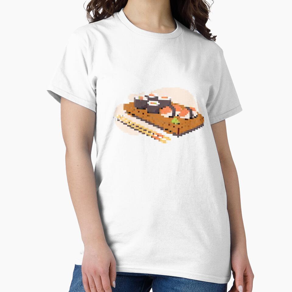 Pixelated Sushi by Potato Quality Prints