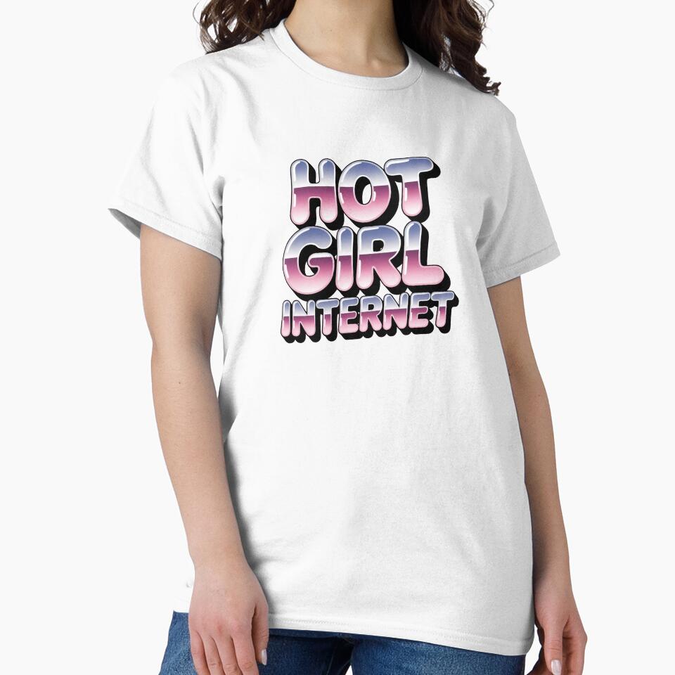 HOT GIRL INTERNET Y2K Design by PUMPKIN HEAD SHOP