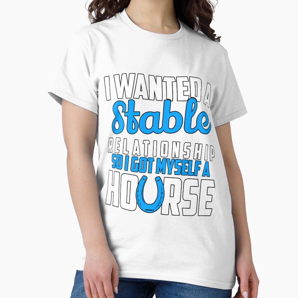Funny Sarcastic Saying I Wanted A Stable Relationship by fantasticdesign