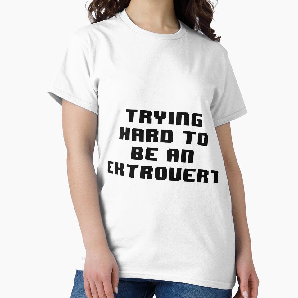 Trying hard to be an extrovert by Jabaroni