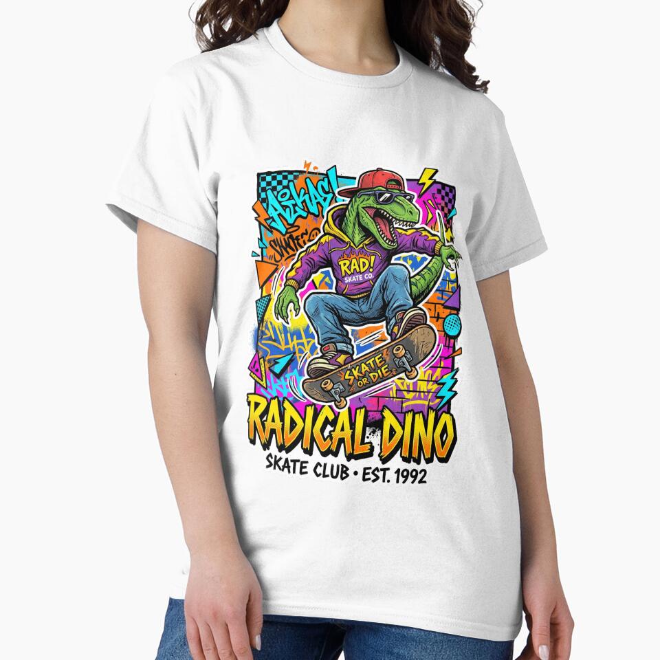 Radical Dino 90s by SnowballBunny