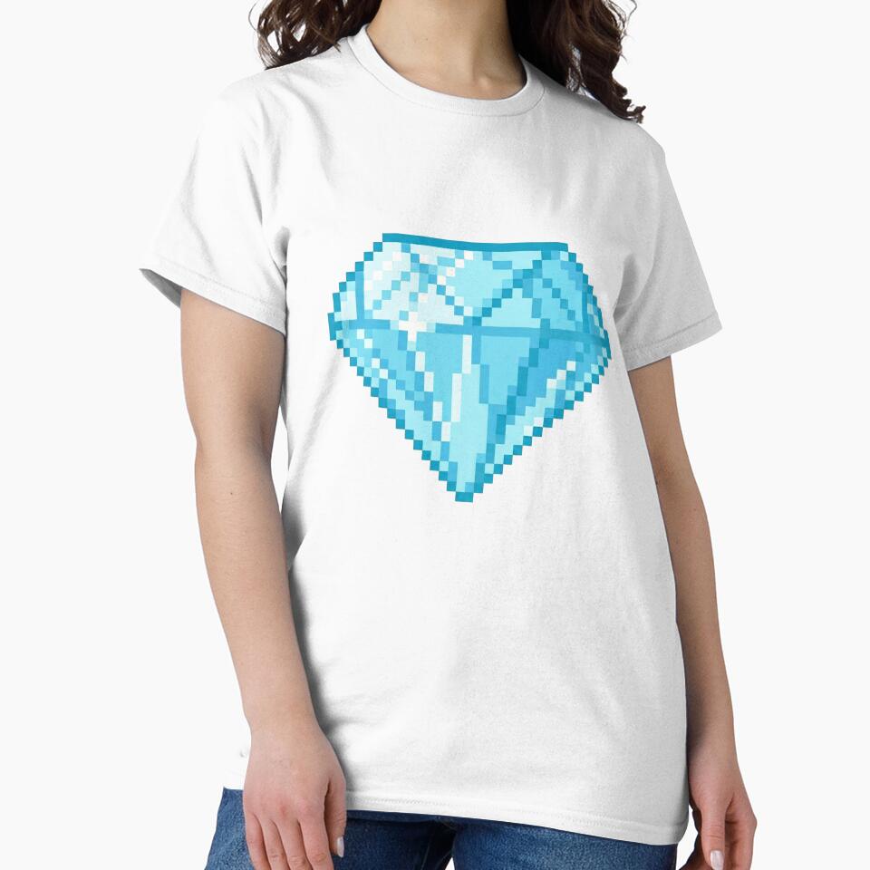 Pixelated Diamond by Potato Quality Prints